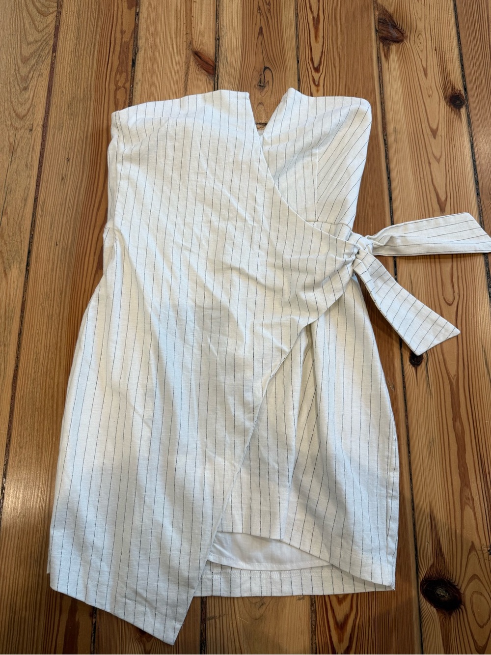 Strapless Striped Dress
